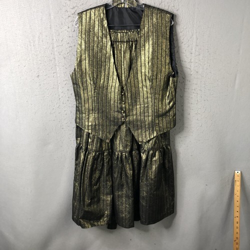 Set gilet gonna righe