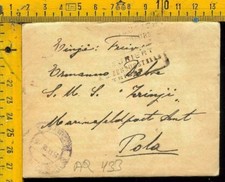 WW1 Prima Guerra Posta Militare franchigia Austria Trieste Pola aq 433