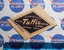 ADESIVO STICKER AUTOCOLLANT DECALCOMANIA VINTAGE TULLIO BICICLETTE ANNI '70