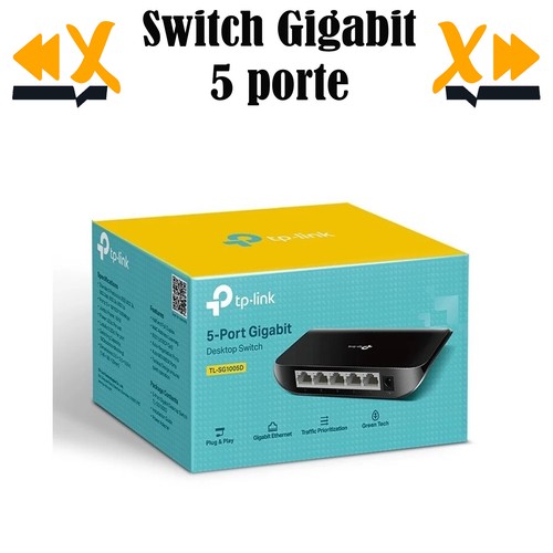 Switch gigabit porte hub di - gigabit,