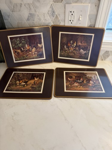Set tovagliette vintage vita - set, 4