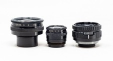 3x lenti di ingrandimento - Schneider Componon 150/5.6 e 105/5.6, El-Nikkor 50/2.8