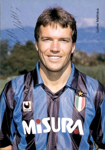 Cartolina calciatore lothar - calciatore, #