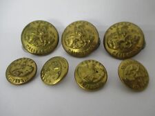 Vecchi Bottoni In Metallo Per