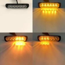 Lampeggiante Stoboscopico 6 LED 8W 12-24V Carro attrezzi Soccorso Stradale