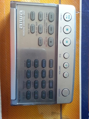 Aiwa remote control unit - control,