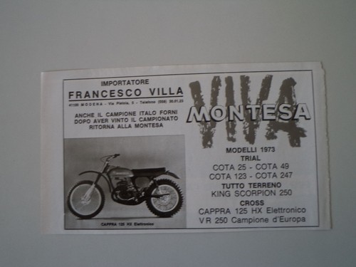 Advertising pubblicità 1973 - advertising,
