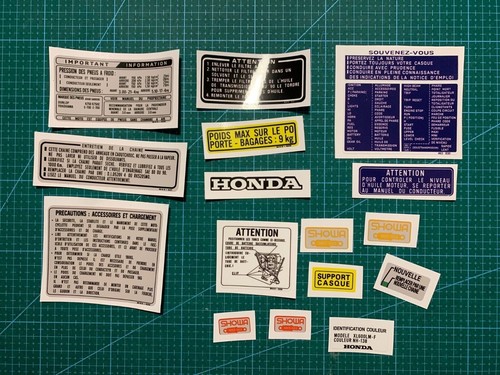 Honda 600 blu mouette - honda,