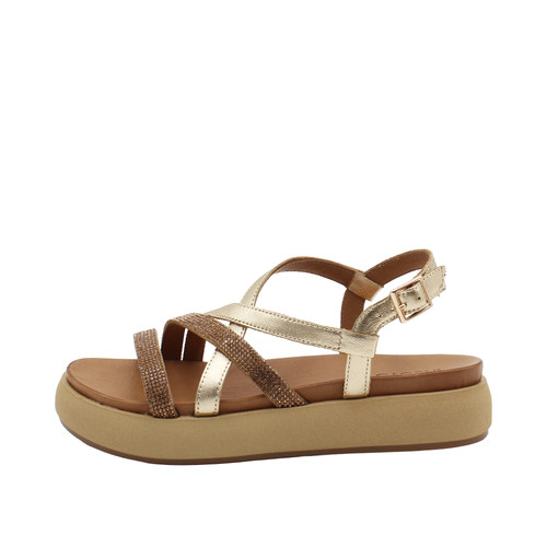 Inuovo sandalo oro con - -,