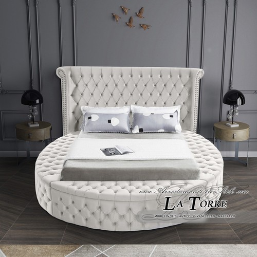 Letto matrimoniale rotondo - letto,