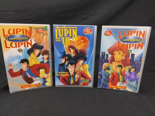Vhs lupin l incorreggibile - lupin, 3°