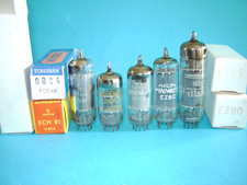 Valvole EL84 +  ECC85 + ECH81 + EZ80 + E89  Tube  Lampe radio