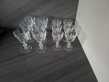 6 verres a Eau et 6 Vin Rouge