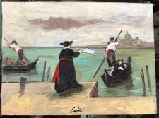 NINO CAFFE - olio su TAVOLA