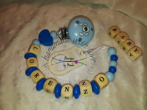 Portaciuccio con nome clip