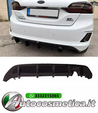 Diffusore posteriore nero lucido adatto per Ford Fiesta Mk8 ST-Line (2017-2021)