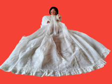 Vestito per battesimo neonato antico in pizzo