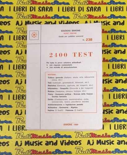 Book libro 2400 test guida - libro,
