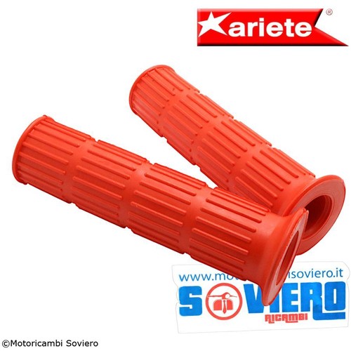 Coppia manopole rosse vespa - coppia,