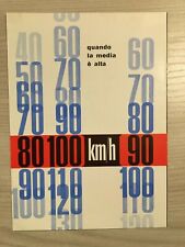 DEPLIANT VINTAGE ANNI 50 PIRELLI STELVIO FRANCO GRIGNANI ART MODERNISM DESIGN