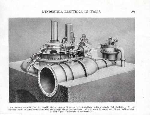 Una turbina francis - una, da