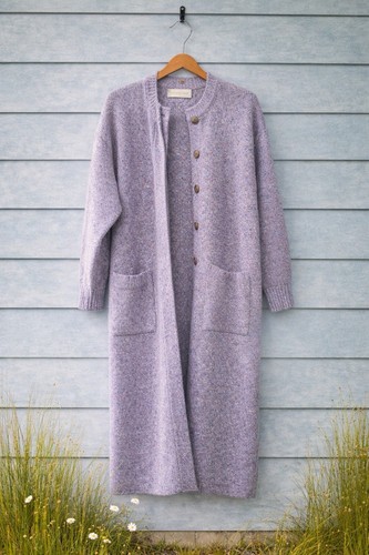 Cappotto cardigan lungo