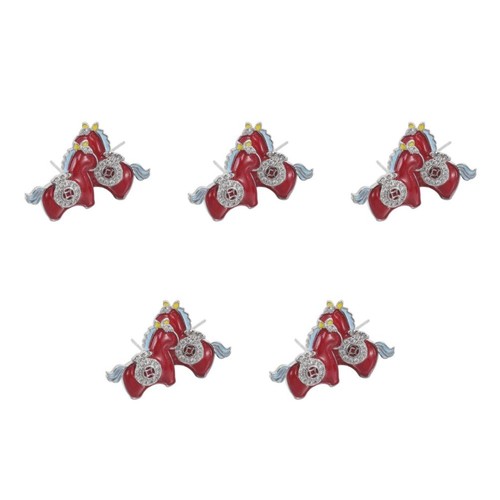Pezzi orecchini pony segno - orecchini,