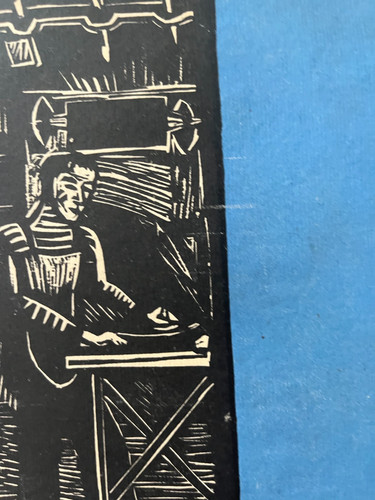 Erich heckel xilografia - erich, a