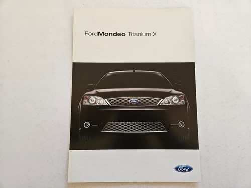 Ford mondeo titanio brochure - mondeo,
