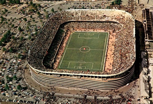 Cartolina calcio stadio san - cartolina,
