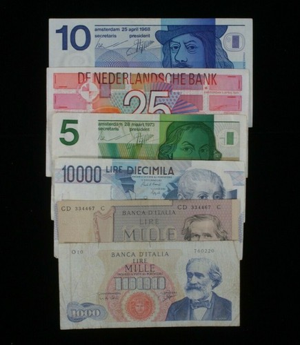 Lotto banconote italia e - banconote,