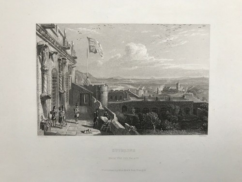 Stampa antica 1838 - ;, stirling