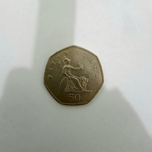 Monete pence nel regno - da, 50