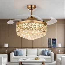 Crystal Fandelier Ceiling Fan