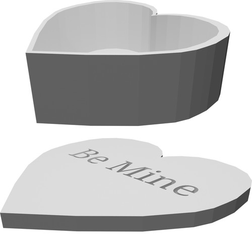 Scatola forma cuore - scatola,