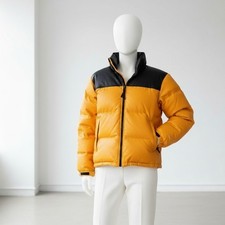 Giubbotto pelle puffer