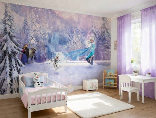 Disney frozen giant wall - disney, mural