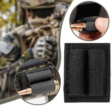 Tactical 2 Cartucce Adesive Porta Munizioni Rotonde 2x Patch Comoda Custodia Shot