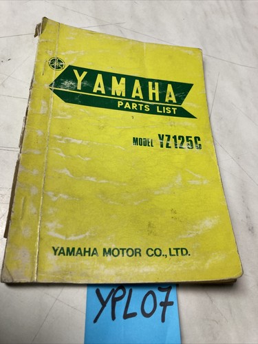 Yamaha yz125c yz125 - yz125c, c
