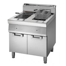 friggitrice professionale a gas in acciaio