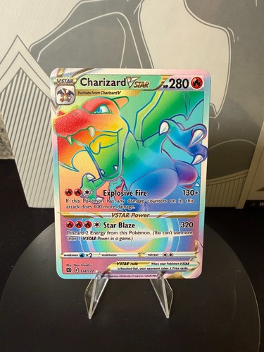 Carta charizard arcobaleno - carta,