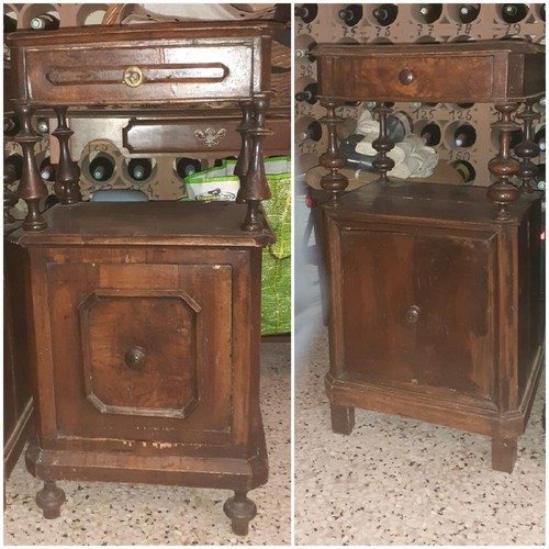 Coppia antichi comodini - comodini, del