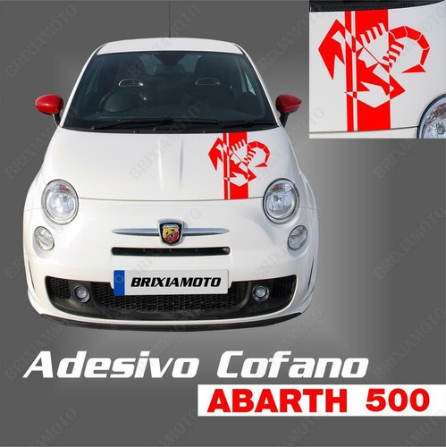Adesivo cofano logo abarth - cofano,