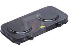 PIASTRA ELETTRICA 2 FUOCHI 2.000 W Piastre in acciaio Ø mm. 155, corpo smaltato