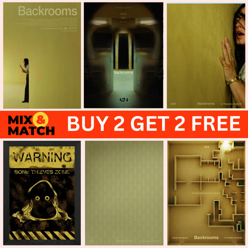 Poster film backrooms horror - poster,