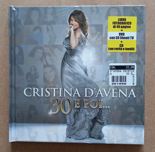 Dvd cristina avena 30 - cd, +