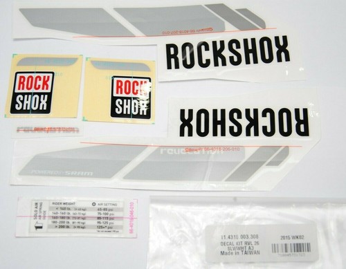 Kit adesivi forcella rock shox - adesivi,