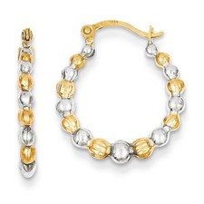 14K Bicolore Oro Graduato