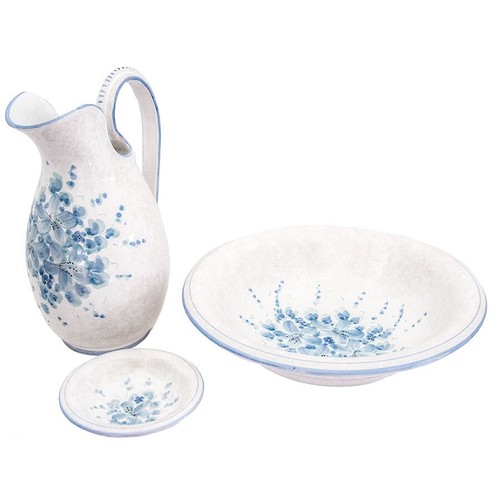 Tris set ceramiche fiori - ceramiche,