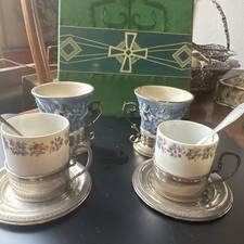 Due  Coppie Da Tazzine Caffè